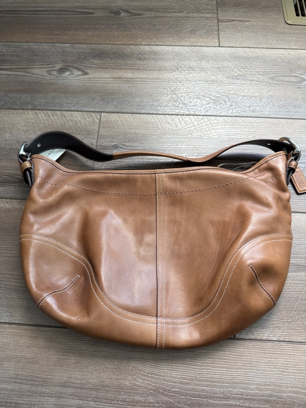 Coach Tan Leather Soho Hobo Shoulder Bag